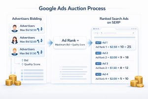 Perbandingan strategi Google Ads vs SEO untuk pertumbuhan bisnis.