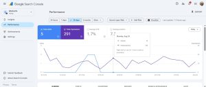 Tampilan Google Search Console